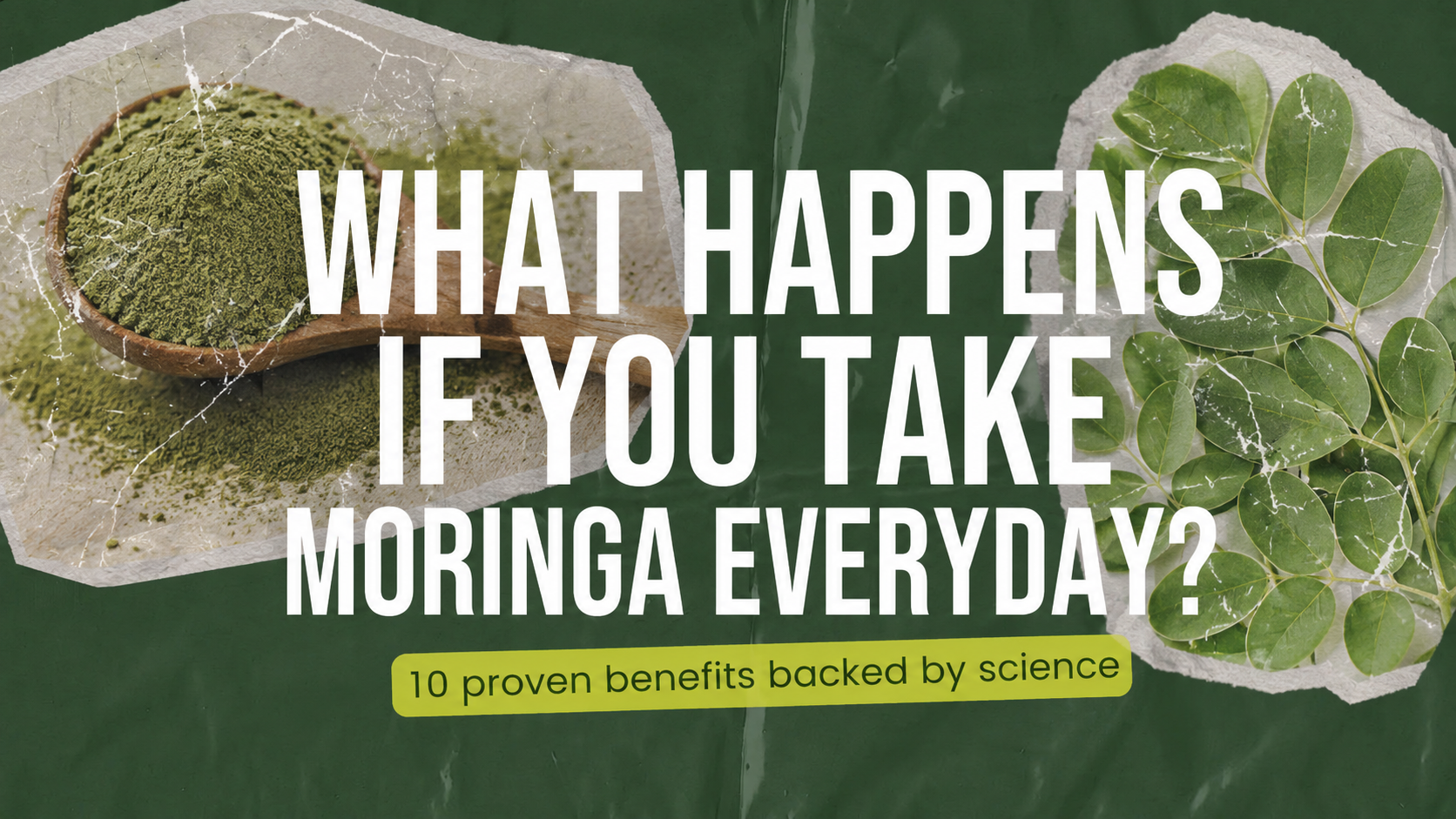 what happens if you take moringa everyday?